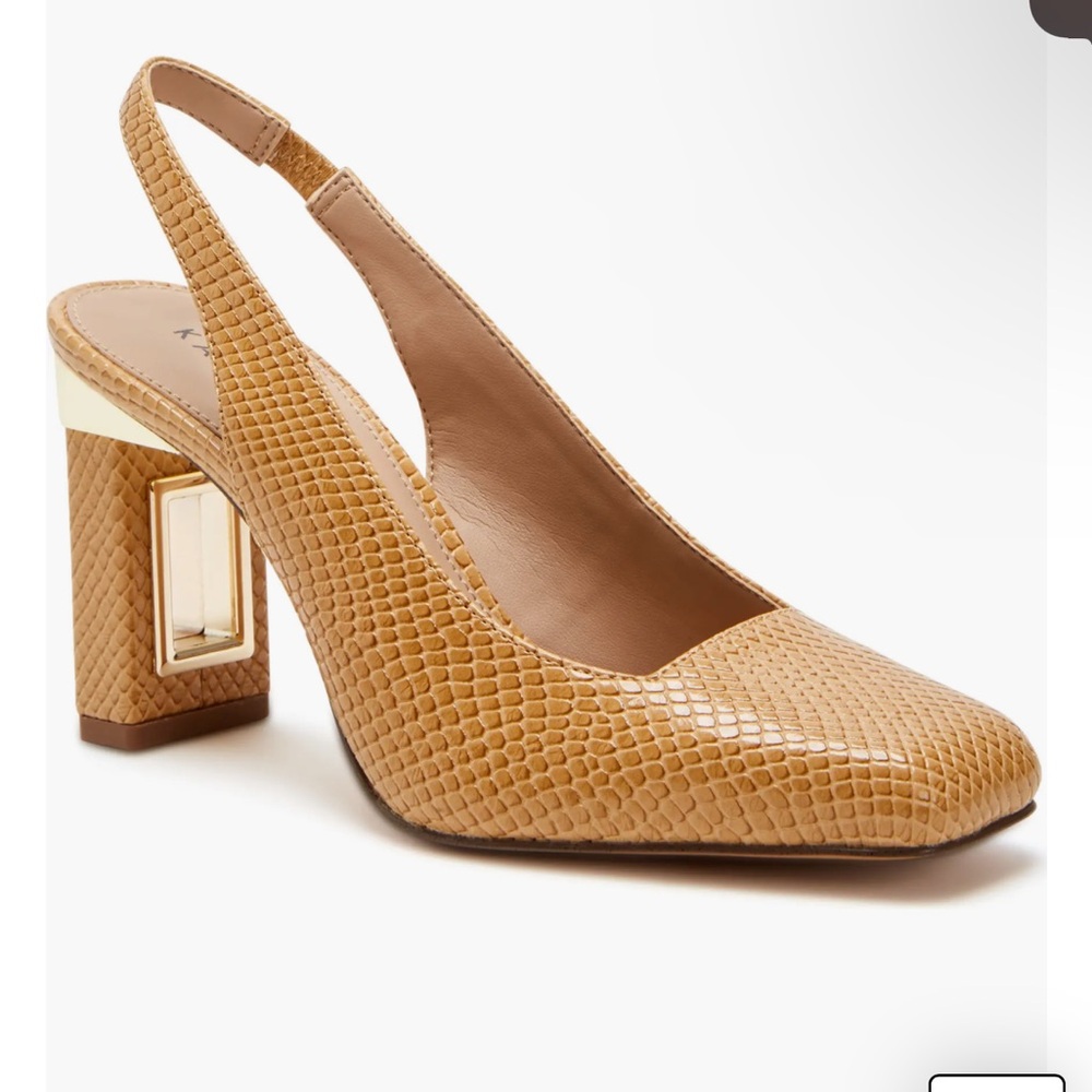 Katy Perry Collections Tan Slingback Heels
